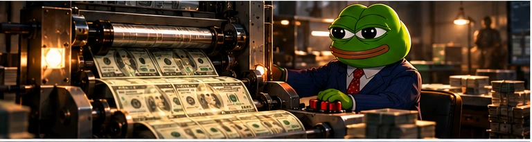 Pepe Powell money printer